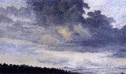 Pierre de Valenciennes Wolkenstudien France oil painting artist